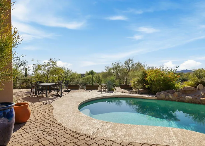 Desert Oasis With Pool Black Mountain Views Holiday home
