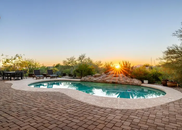Desert Oasis With Pool Black Mountain Views Holiday home